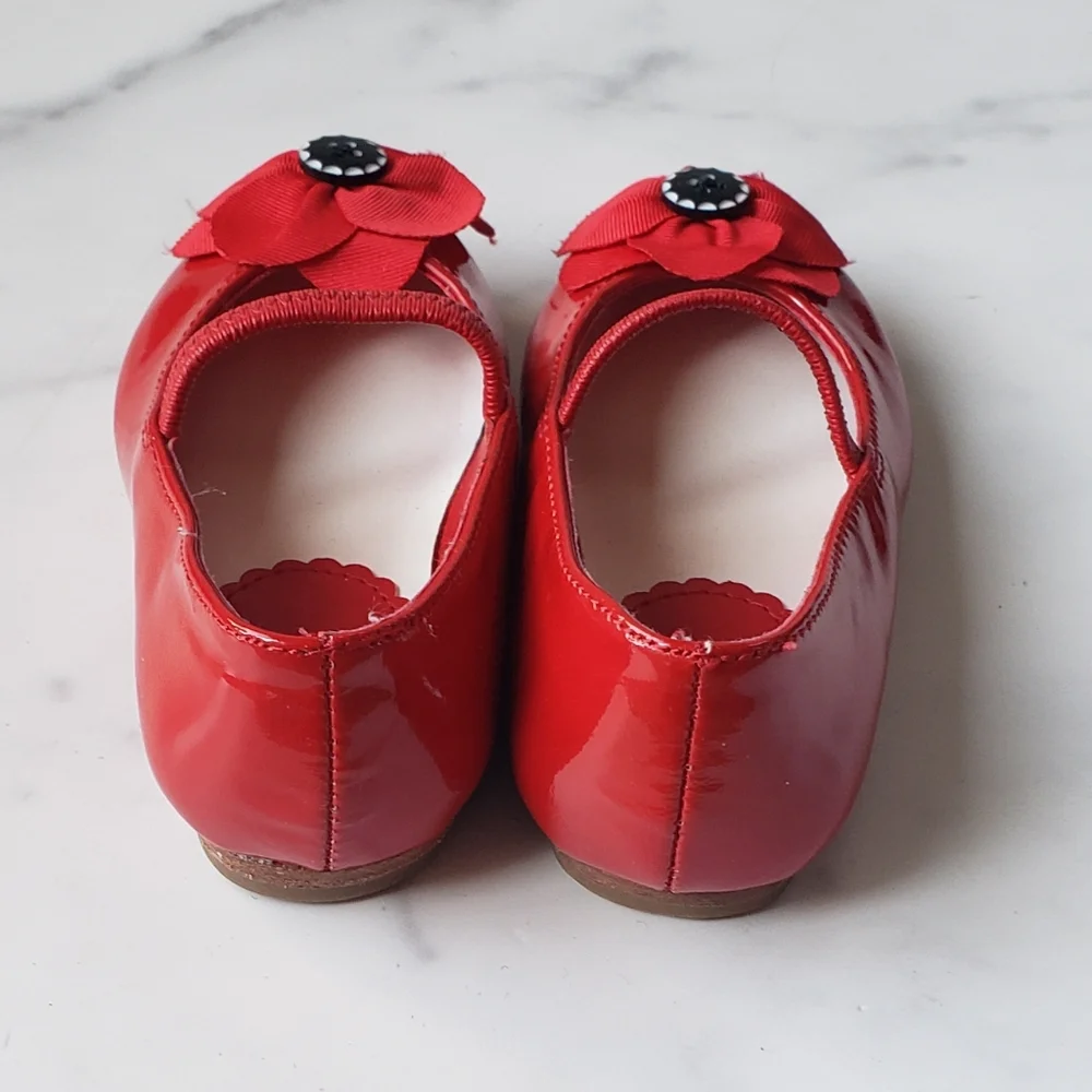 Janie and Jack Size 5 Toddler Poppy Leather Shoe